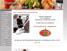 Tablet Screenshot of mk2-kochseminar.de